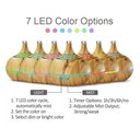 Ver imagem 2 de Umidificador Ultrassonico Difusor Aromaterapia Led