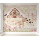 Ver imagem 1 de Papel de parede safári animal infantil quarto de bebê M² PP87