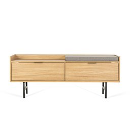 Banco Sapateira Raz 100 Cm X 40 Cm Tauari - 4