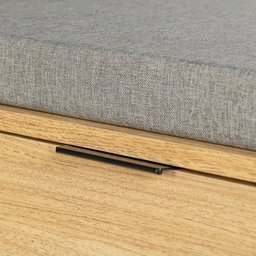 Banco Sapateira Raz 100 Cm X 40 Cm Tauari - 11