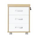 Ver imagem 3 de Gaveteiro 3 Gavetas Manchester Carvalho Branco