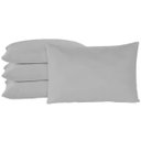 Ver imagem 2 de Fronha Travesseiro Quarto Sala Algodão Percal 150 Fios 02 Un:cinza