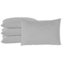 Ver imagem 1 de Fronha Travesseiro Quarto Sala Algodão Percal 150 Fios 02 Un:cinza