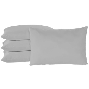 Fronha Travesseiro Quarto Sala Algodão Percal 150 Fios 02 Un:cinza