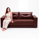 Ver imagem 4 de Sofá Living Malibu 1,70m Fixo com Almofadas Soltas Recepção