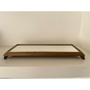 Ver imagem 5 de Bandeja Espelhada de Madeira Envernizada - Retangular para Lavabo / Bar / Sala
