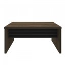 Ver imagem 7 de Conjunto Escritório Home Office 2 Peças com Mesa Tamburato Mesa de Apoio Charuto e Preto Artany