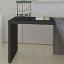 Ver imagem 4 de Conjunto Escritório Home Office 2 Peças com Mesa Tamburato Mesa de Apoio Charuto e Preto Artany