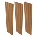 Ver imagem 3 de Kit 3 Placas de Painel Ripado Milão 250cm x 58cm x 3,3mm (Rende 4,35m²) Ecorevest