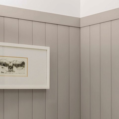 Revestimento de Parede Shiplap Ripado Tipo Lambri Vinilico 100x93cm:cloud