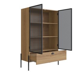 Cristaleira Industrial 2 Portas 1 Gaveta 93cm York - 4