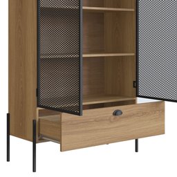 Cristaleira Industrial 2 Portas 1 Gaveta 93cm York - 5