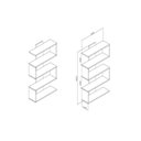 Ver imagem 3 de Nicho Decorativo 5 Prateleiras Branco