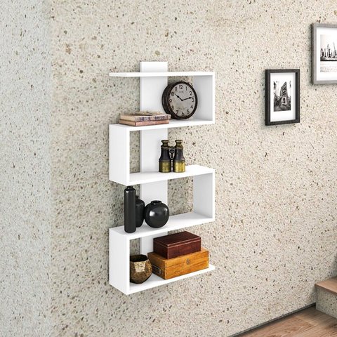 Nicho Decorativo 5 Prateleiras Branco