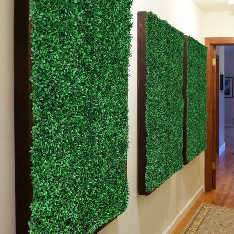 14 Placas Amendoim Artificial 60x40 Jardim Vertical Decoração de Áreas Gourmet Cobertas e Varandas
