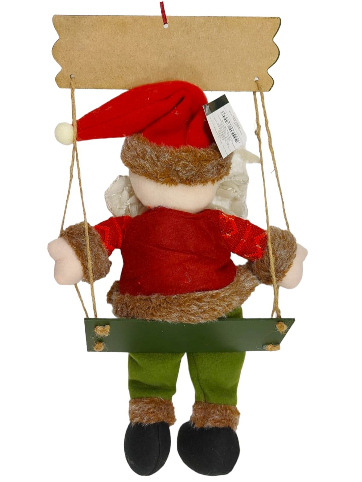 Boneco Papai Noel Pelúcia Enfeite Natal Decoração Porta - 3