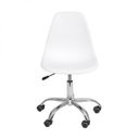 Ver imagem 2 de Kit 2 Cadeiras Escritório Eames Giratória com Rodízio Dkr Branco