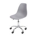 Ver imagem 3 de Kit 2 Cadeiras Escritório Eames Giratória com Rodízio Dkr