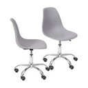 Ver imagem 1 de Kit 2 Cadeiras Escritório Eames Giratória com Rodízio Dkr
