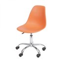 Ver imagem 3 de Kit 2 Cadeiras Escritório Eames Giratória com Rodízio Dkr