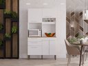 Ver mais imagens de Armário de Cozinha 5 Portas 2 Gavetas Dubai Salleto Branco