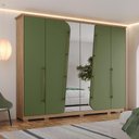Ver imagem 1 de Guarda Roupa Casal 6 Portas 6 Gavetas Dubai Henn
