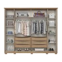 Ver imagem 3 de Guarda Roupa Casal 6 Portas 6 Gavetas Dubai Henn