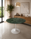 Ver imagem 1 de Mesa de Jantar Saarinen Redonda 110cm - Verde Guatemala