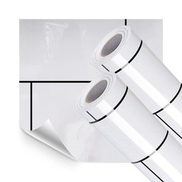 Kit 10 Metros de Papel de Parede Adesivo Azulejo Metro White - 1