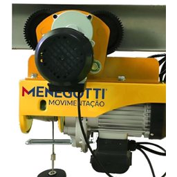 Talha Guincho Elétrico com Trole 1 Ton Elevação 12m Menegotti -110v - 2