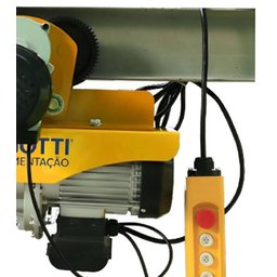 Talha Guincho Elétrico com Trole 1 Ton Elevação 12m Menegotti -110v - 3