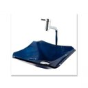 Ver imagem 2 de Cuba Chanfrada de Vidro 33cm Azul Escuro para Banheiro