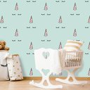 Ver imagem 1 de Papel de Parede Infantil - Unicórnios 4 Arte Destaque 3 Metros