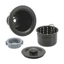Ver imagem 4 de Valvula Pia Cozinha Preta Americana 4.1/2 Cesto Removivel