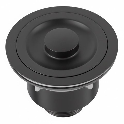 Valvula Pia Cozinha Preta Americana 4.1/2 Cesto Removivel