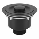 Ver imagem 2 de Valvula Pia Cozinha Preta Americana 4.1/2 Cesto Removivel