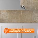 Ver imagem 2 de Placa Adesiva Flexível para Parede Mármore Crema Valência 30x60cm