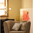 Ver imagem 6 de Abajur Luminária Tripla Sala Metal Preto Fosco Luxo Moderno