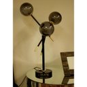 Ver imagem 5 de Abajur Luminária Tripla Sala Metal Preto Fosco Luxo Moderno