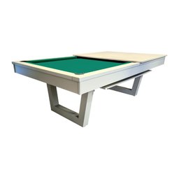 Mesa de Sinuca/bilhar com Tampo de Jantar Cor Nude - 2,00 X 1,10 - Verde - 1