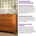 Ver imagem 6 de Cômoda com 4 Gavetas em Madeira Maciça Orbi Casatema MadeiraOriginals Marrom/Canela