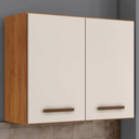 Ver imagem 2 de Kit Cozinha Balcão Armário Nature/off White Salvia e Cooktop 5 Bocas Itatiaia