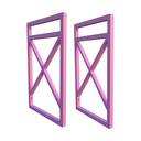 Ver imagem 1 de Suporte Nicho Prateleira Estilo Industrial Parede - Rosa