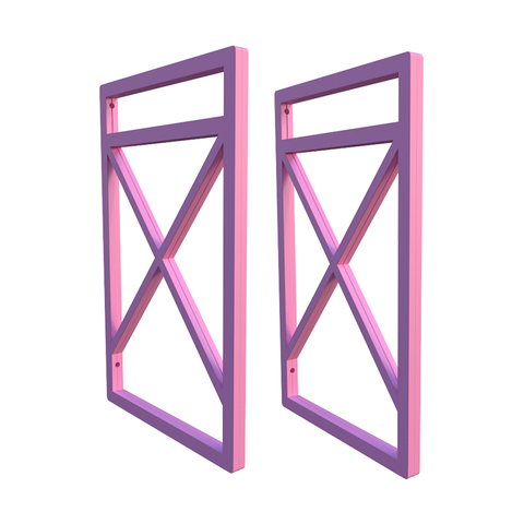 Suporte Nicho Prateleira Estilo Industrial Parede - Rosa