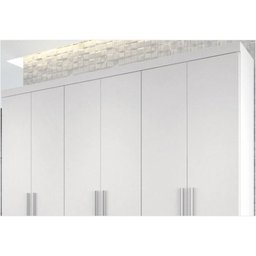Guarda Roupa Casal Imaginare 3 Portas de Correr - Santos Andirá Santos Andirá Branco - 2 Guarda Roupa Casal Imaginare 3 Portas de Correr - Santos Andirá Santos Andirá Branco - 2