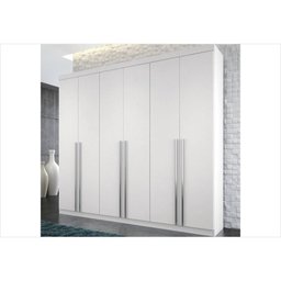 Guarda Roupa Casal Imaginare 3 Portas de Correr - Santos Andirá Santos Andirá Branco - 1 Guarda Roupa Casal Imaginare 3 Portas de Correr - Santos Andirá Santos Andirá Branco - 1