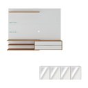 Ver imagem 5 de Painel com Suporte para Tv até 65 Polegadas com Aparador 4 Portas com Espelho Multimóveis Mp1089