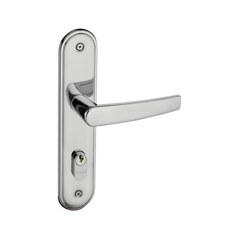 Fechadura 401 com Espelho Cromado Externa