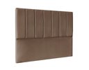 Ver imagem 1 de Cabeceira Cama Box Casal 140 cm Isis - Marrom Suede
