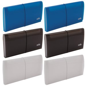 Kit 6 Pastas Sanfonadas Porta Cheques Recibos 12 Divisórias Elástico Dello Cores Sortidas